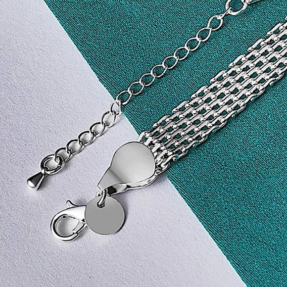 Sterling Silver Trendy 10mm Chain Bracelet - Picture 10 of 10